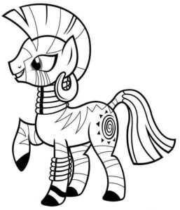Desenho de My Little Pony Desenho Colorir Imprimir 023
