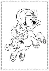 Desenho de My Little Pony Desenho Colorir Imprimir 024