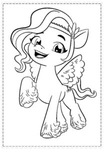Desenho de My Little Pony Desenho Colorir Imprimir 027