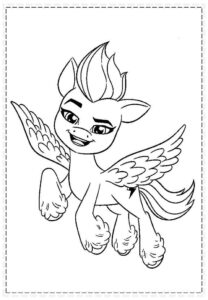 Desenho de My Little Pony Desenho Colorir Imprimir 028
