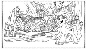 Desenho de My Little Pony Desenho Colorir Imprimir 029
