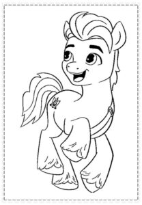 Desenho de My Little Pony Desenho Colorir Imprimir 031