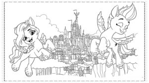 Desenho de My Little Pony Desenho Colorir Imprimir 034