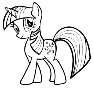 Desenho de My Little Pony Desenho Colorir Imprimir 041