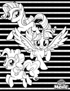 Desenho de My Little Pony Desenho Colorir Imprimir 046