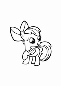 Desenho de My Little Pony Desenho Colorir Imprimir 050