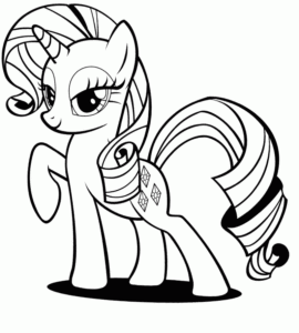 Desenho de My Little Pony Desenho Colorir Imprimir 051
