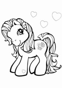 Desenho de My Little Pony Desenho Colorir Imprimir 054