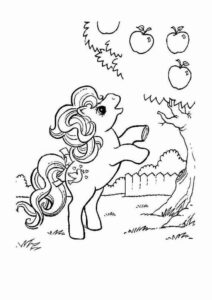 Desenho de My Little Pony Desenho Colorir Imprimir 056