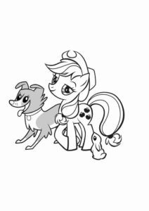 Desenho de My Little Pony Desenho Colorir Imprimir 061