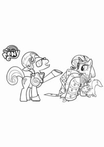 Desenho de My Little Pony Desenho Colorir Imprimir 063
