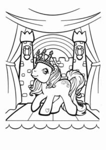Desenho de My Little Pony Desenho Colorir Imprimir 066