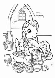 Desenho de My Little Pony Desenho Colorir Imprimir 068