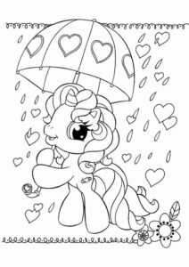 Desenho de My Little Pony Desenho Colorir Imprimir 071