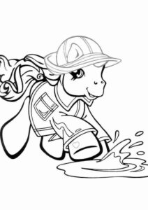 Desenho de My Little Pony Desenho Colorir Imprimir 072