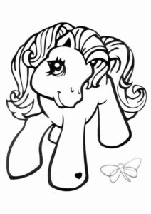 Desenho de My Little Pony Desenho Colorir Imprimir 073
