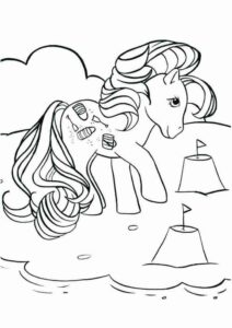 Desenho de My Little Pony Desenho Colorir Imprimir 075