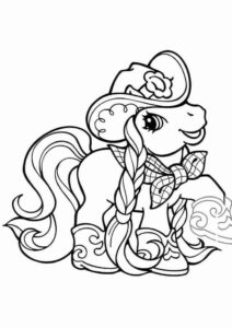 Desenho de My Little Pony Desenho Colorir Imprimir 076