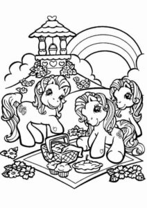 Desenho de My Little Pony Desenho Colorir Imprimir 083