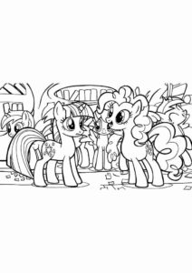 Desenho de My Little Pony Desenho Colorir Imprimir 084
