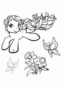 Desenho de My Little Pony Desenho Colorir Imprimir 086