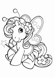 Desenho de My Little Pony Desenho Colorir Imprimir 087