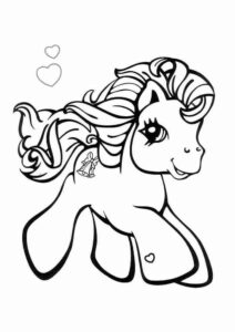 Desenho de My Little Pony Desenho Colorir Imprimir 089
