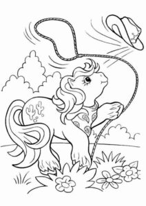 Desenho de My Little Pony Desenho Colorir Imprimir 093