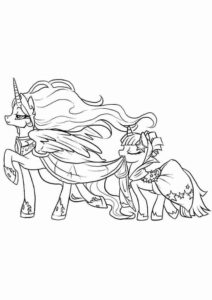 Desenho de My Little Pony Desenho Colorir Imprimir 094
