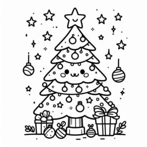 Desenho de Natal Desenho Colorir Imprimir 004