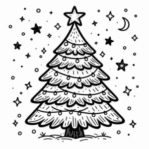 Desenho de Natal Desenho Colorir Imprimir 008