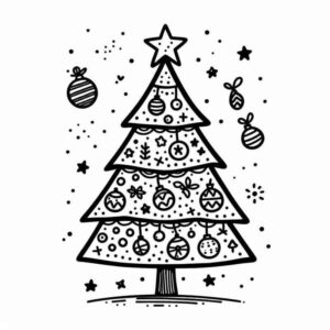 Desenho de Natal Desenho Colorir Imprimir 015