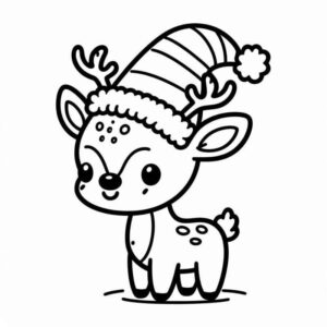 Desenho de Natal Desenho Colorir Imprimir 035