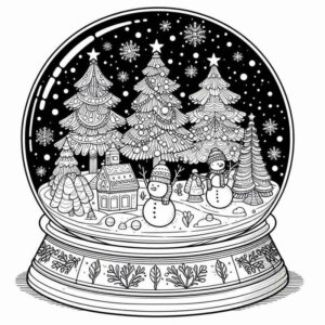 Desenho de Natal Desenho Colorir Imprimir 043