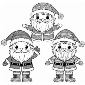Desenho de Natal Desenho Colorir Imprimir 047