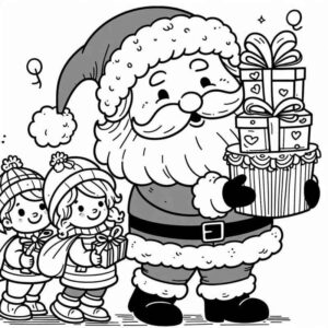 Desenho de Natal Desenho Colorir Imprimir 053