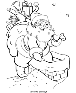 Desenho de Natal Desenho Colorir Imprimir 056