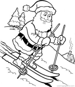 Desenho de Natal Desenho Colorir Imprimir 061