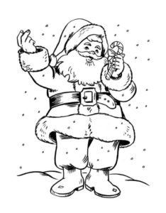 Desenho de Natal Desenho Colorir Imprimir 068