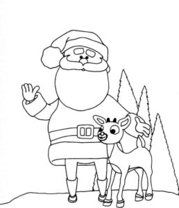 Desenho de Natal Desenho Colorir Imprimir 069
