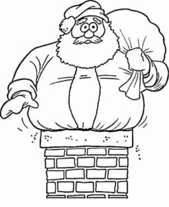 Desenho de Natal Desenho Colorir Imprimir 072