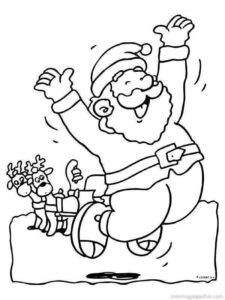 Desenho de Natal Desenho Colorir Imprimir 073