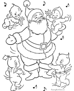 Desenho de Natal Desenho Colorir Imprimir 078