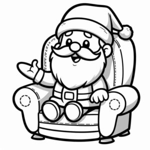 Desenho de Natal Desenho Colorir Imprimir 089