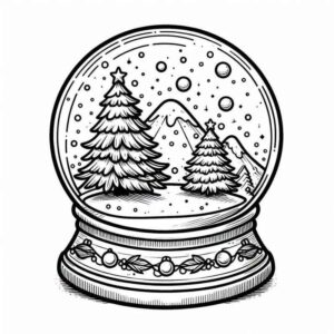 Desenho de Natal Desenho Colorir Imprimir 092