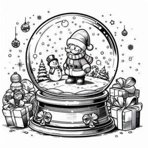 Desenho de Natal Desenho Colorir Imprimir 093