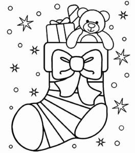 Desenho de Natal Desenho Colorir Imprimir 098