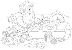 Desenho de Natal Desenho Colorir Imprimir 099