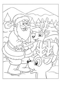 Desenho de Natal Desenho Colorir Imprimir 103