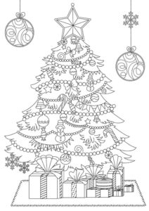 Desenho de Natal Desenho Colorir Imprimir 105